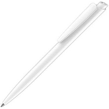 Ручка шариковая автоматическая "Senator Dart Polished", 1.0 мм, белый, стерж. синий