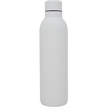 Бутылка для воды "Thor", металл, 510 мл, белый