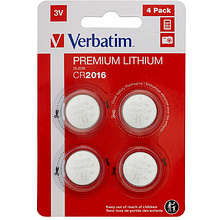 Батарейки литиевый дисковый Verbatim "3 V CR2016"
